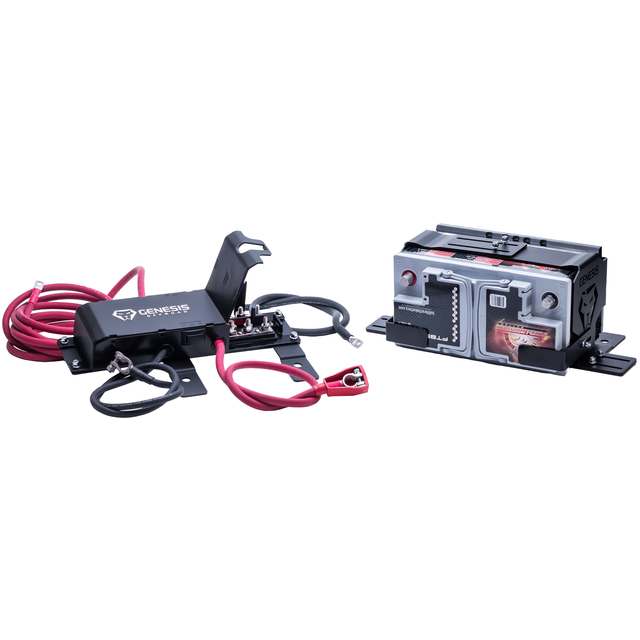 392 & Diesel Wrangler Dual Battery Kit - Under Seat - Genesis Offroad