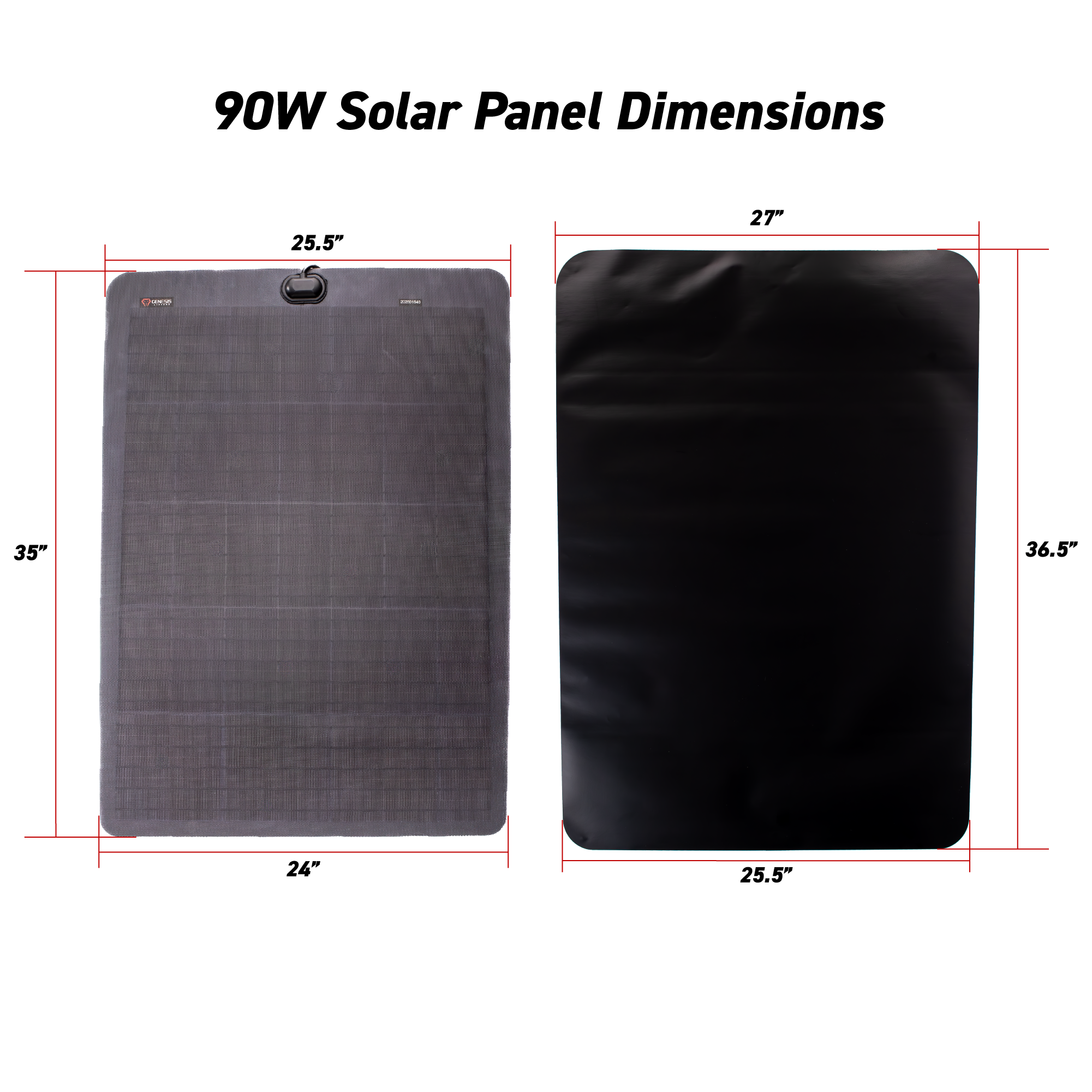 90W Hood Solar Panel