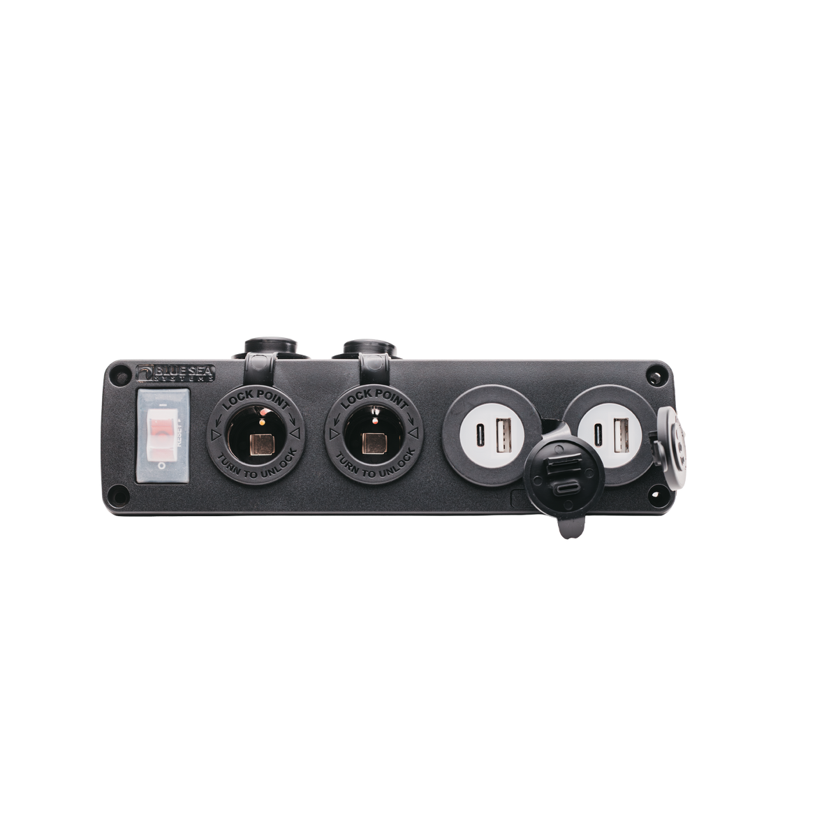 Four Socket Accessory Panel