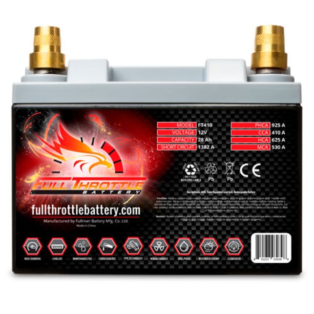 Fullriver Full Throttle Series FT410 Battery - Genesis Offroad