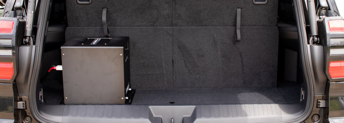 Juicebox 100 installed in a Toyota 4Runner with 3rd row seats