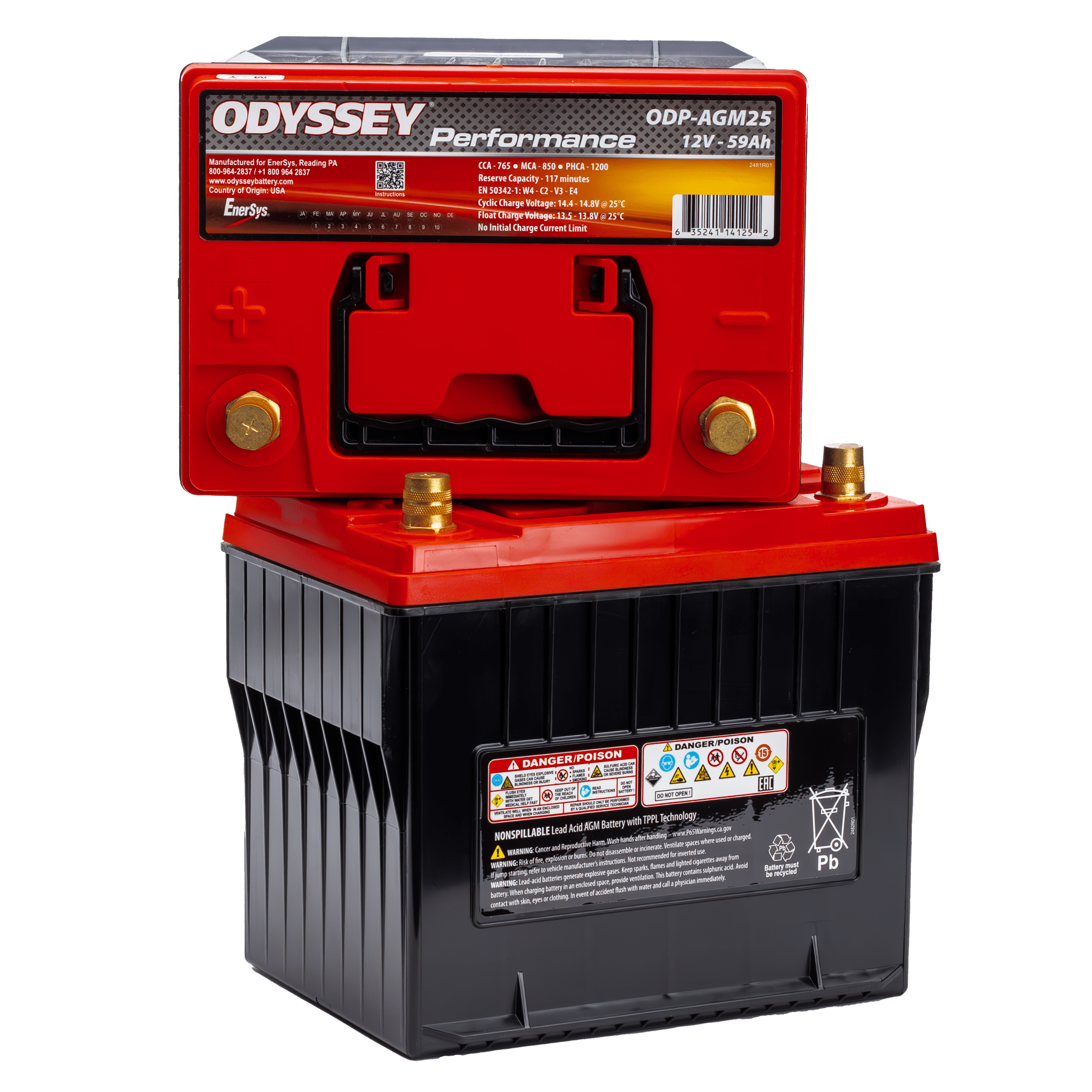 2 Odyssey Group 25 Batteries - ($333.99 each) - Genesis Offroad