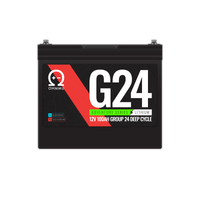 Group 24 - 100Ah Lithium 12V Deep Cycle Battery