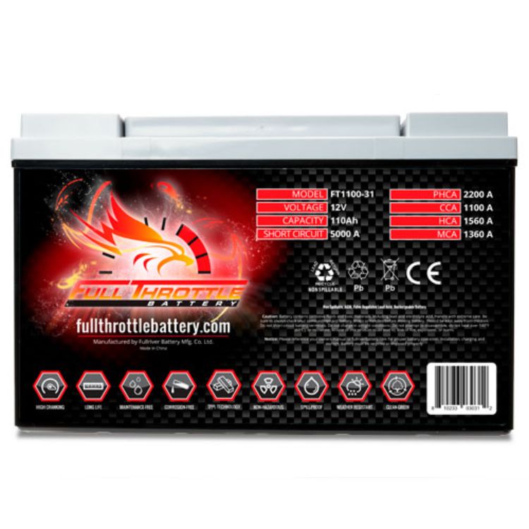 Fullriver Full Throttle Series Group 31 Battery - Genesis Offroad